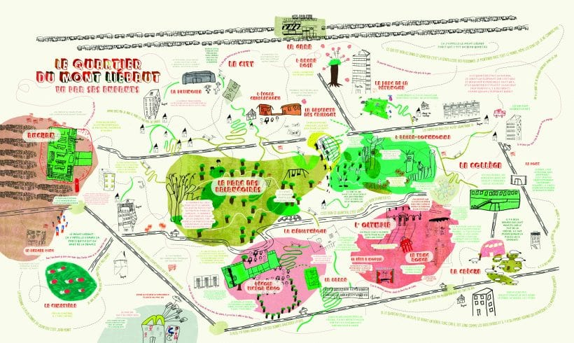 Carte subjective du Mont Liébaut